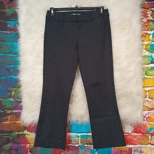 Old Navy Pixie Mid-Rise Navy Blue and White Polka Dot Pants Size 6 Regular